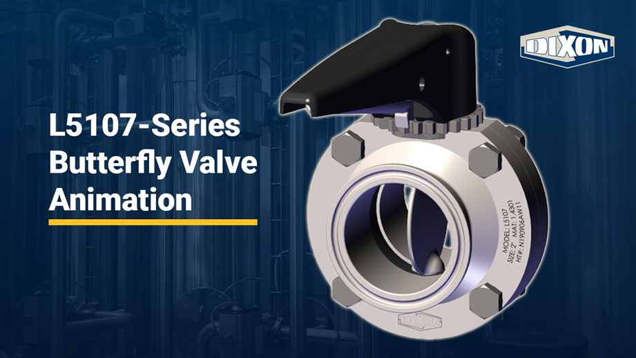 L5107-Series Butterfly Valve Animation