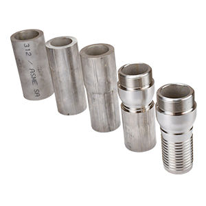 Custom King Crimp® combination nipples from raw material to final product