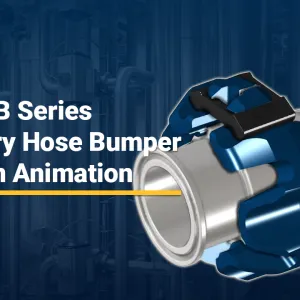 14-SHB Series Sanitary Hose Bumper System Animation