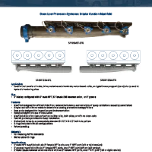 5-Port Intake Suction Manifold with 10-1/2" Centers