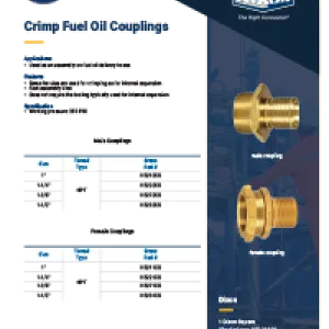 Crimp Fuel Oil Coupling