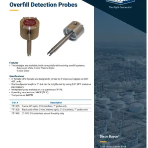 FloTech® Overfill Detection Probes