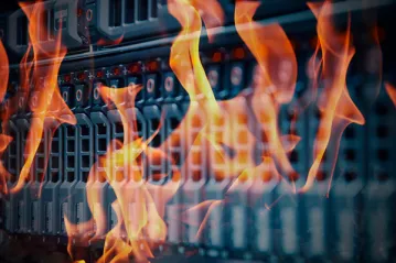 Fire in Data Center