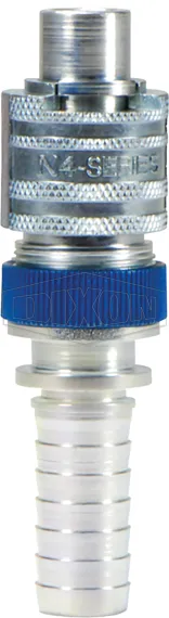 dix-lock n-series bowes interchange hose barb safety-lock plug