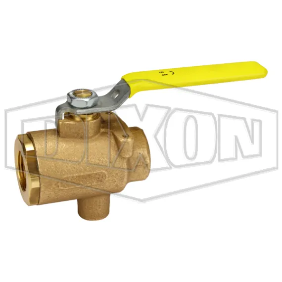 Bronze Ball Valve with NPT Tap for Drain
