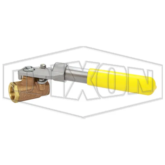 "Deadman" Spring Return Handle Brass Ball Valve
