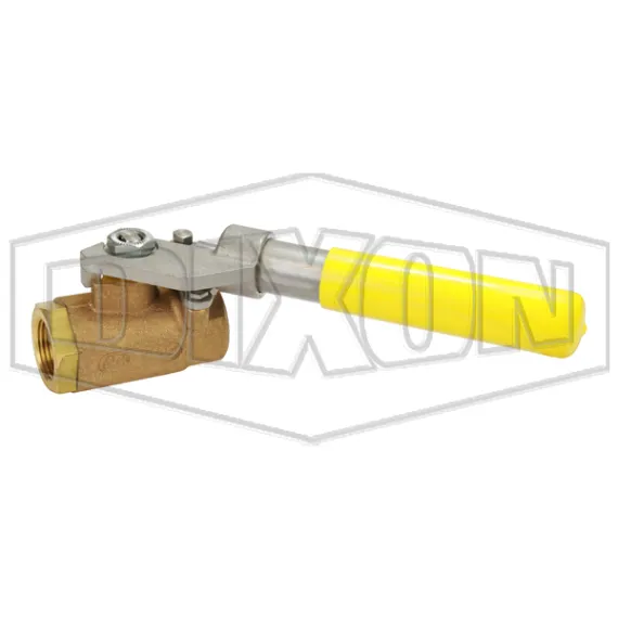 "Deadman" Spring Return Handle Brass Ball Valve