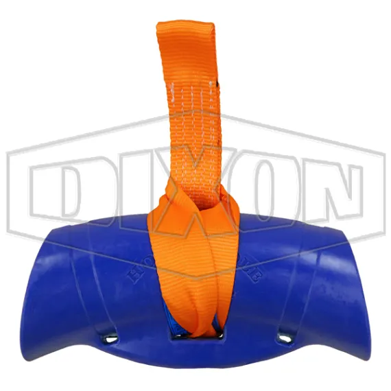 3" Polyurethane Hose Saddle and nylon sling with hook eye
