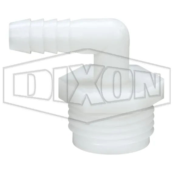 Tuff-Lite® Male GHT x 90° Hose Barb Elbow