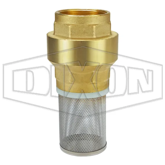 Strainer with Spring-Loaded Check Valve