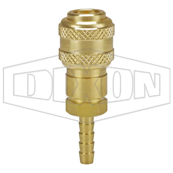 D-Series Pneumatic Automatic Standard Hose Barb Coupler