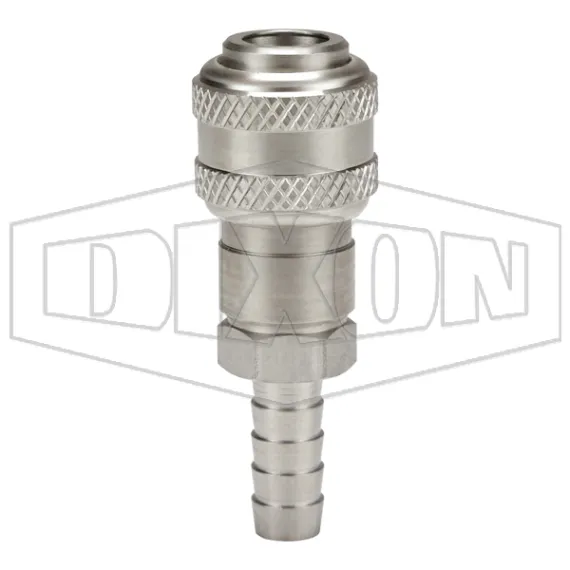 D-Series Pneumatic Automatic Standard Hose Barb Coupler