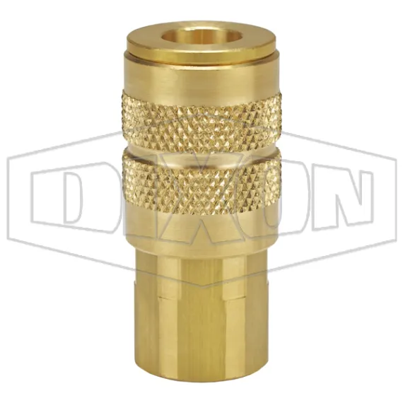 F-Series Pneumatic Manual Female Threaded Coupler