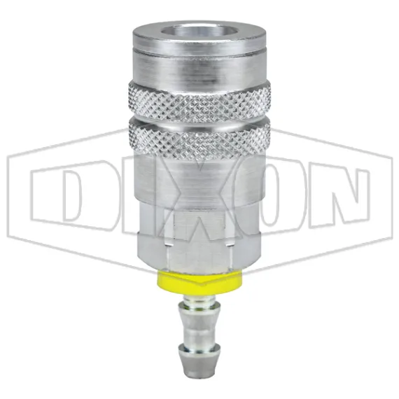 F-Series Pneumatic Manual Push-Loc Hose Barb Coupler