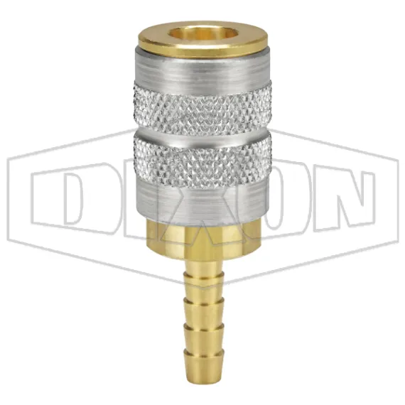 F-Series Pneumatic Manual Standard Hose Barb Coupler