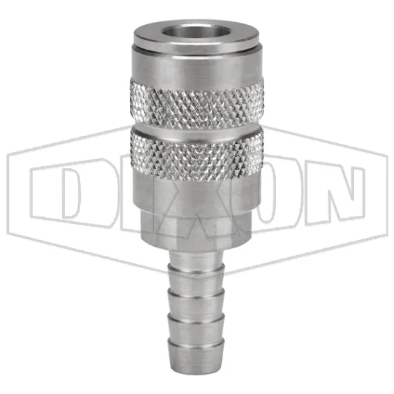 F-Series Pneumatic Manual Standard Hose Barb Coupler