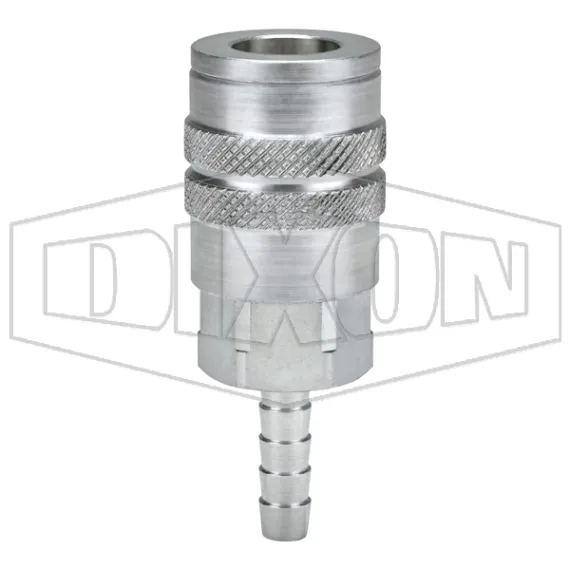 F-Series Pneumatic Manual Standard Hose Barb Coupler