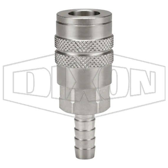 F-Series Pneumatic Manual Standard Hose Barb Coupler