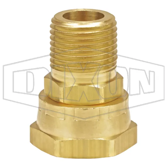 Female GHT Swivel x Male NPTF Adapter