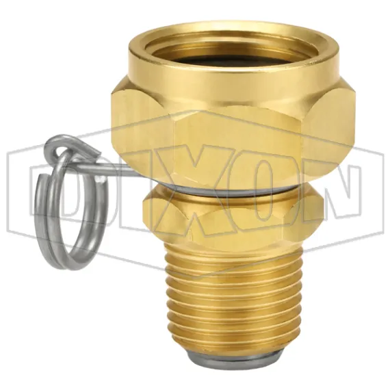 Straight Swivel x GHT Thread Connector for Spray Gun