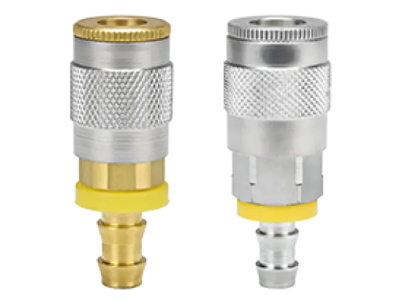 J-Series Automotive Pneumatic Push-Loc Hose Barb Coupler