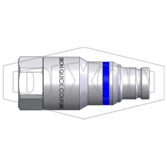 HTE-Series Correct Connect® Under Pressure Flush Face Female Plug CAD 