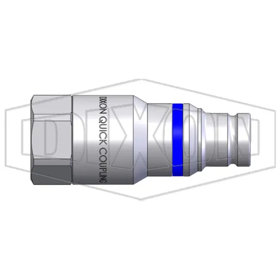 HTE-Series Correct Connect® Under Pressure Flush Face Female Plug CAD 