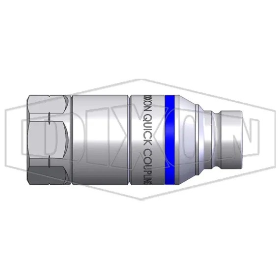 HTE-Series Correct Connect® Under Pressure Flush Face Female Plug CAD 