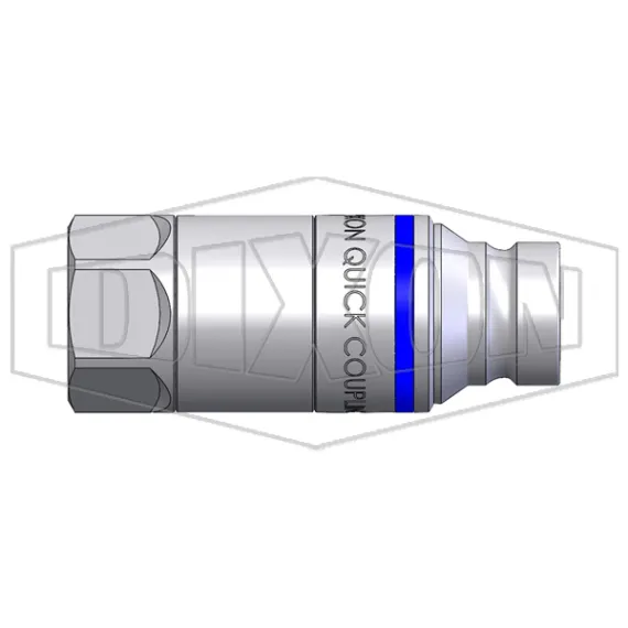HTE-Series Correct Connect® Under Pressure Flush Face Female Plug CAD 