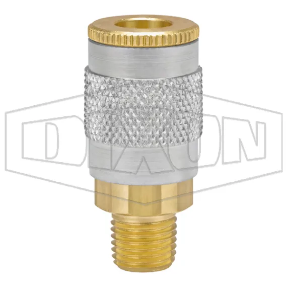 J-Series Automotive Pneumatic Male Threaded Coupler