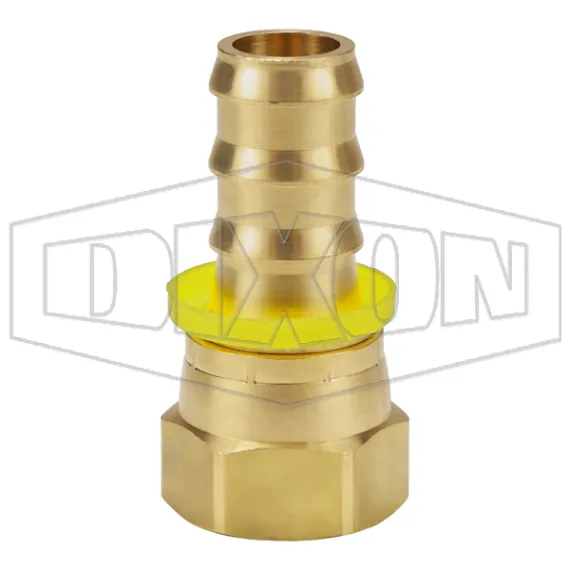 Female 37° JIC Swivel x Push-on Hose Barb