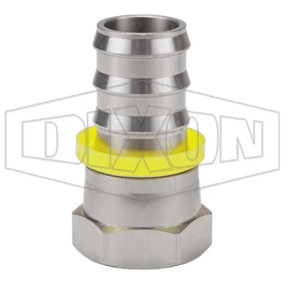 Female 37° JIC Swivel x Push-on Hose Barb