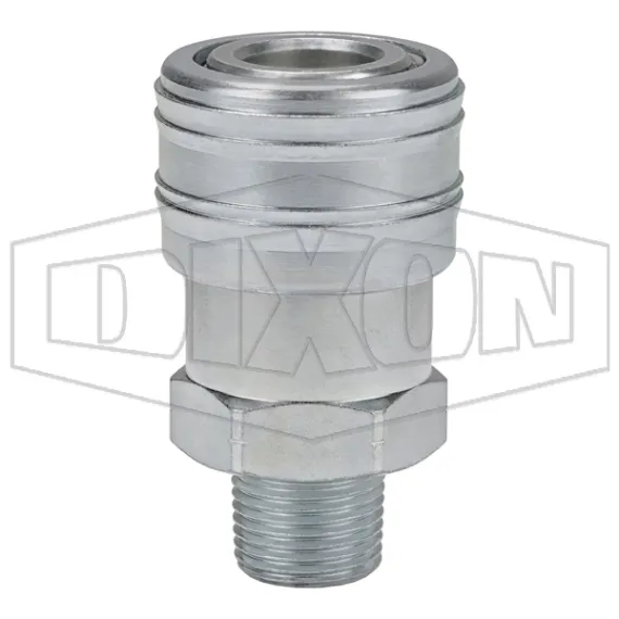 M-Series ARO Pneumatic Automatic Male Threaded Coupler