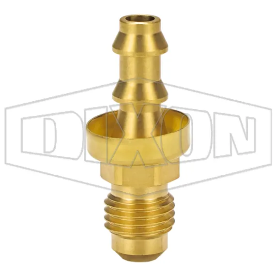 Male 45° SAE x Push-on Hose Barb