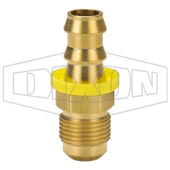 Male 45° SAE x Push-on Hose Barb