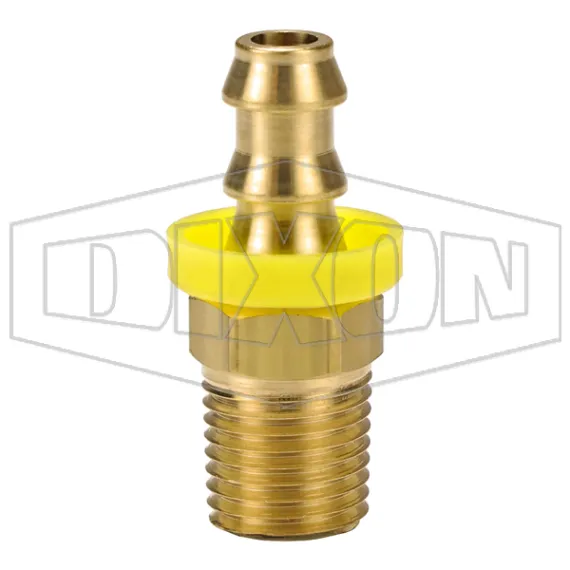 NPTF Male Swivel x Push-on Hose Barb