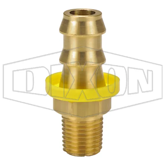 NPTF Male Swivel x Push-on Hose Barb