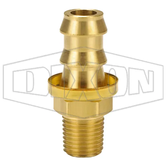 NPTF Male Swivel x Push-on Hose Barb