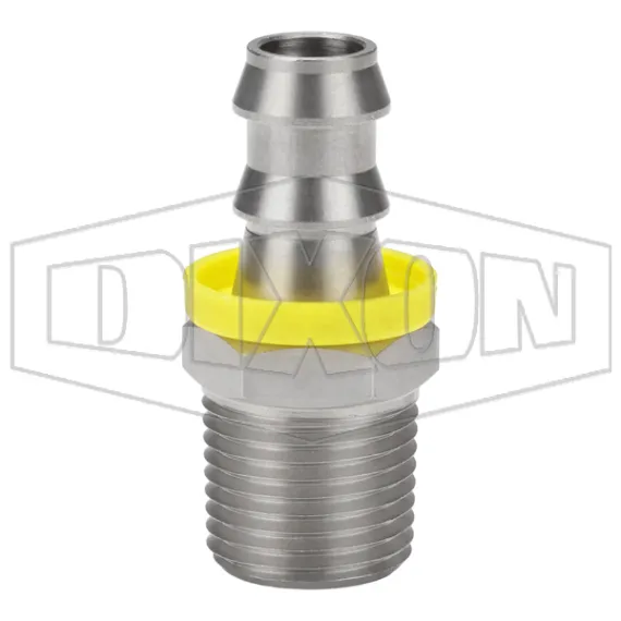 NPTF Male Swivel x Push-on Hose Barb