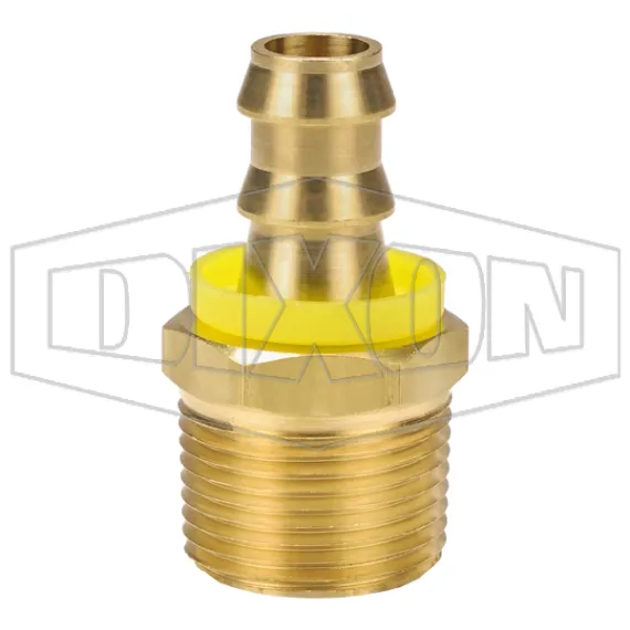 NPTF Male Swivel x Push-on Hose Barb