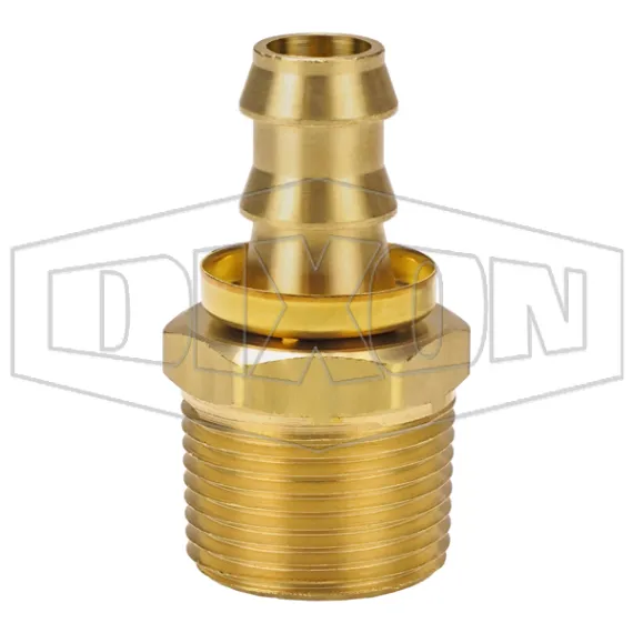 NPTF Male Swivel x Push-on Hose Barb