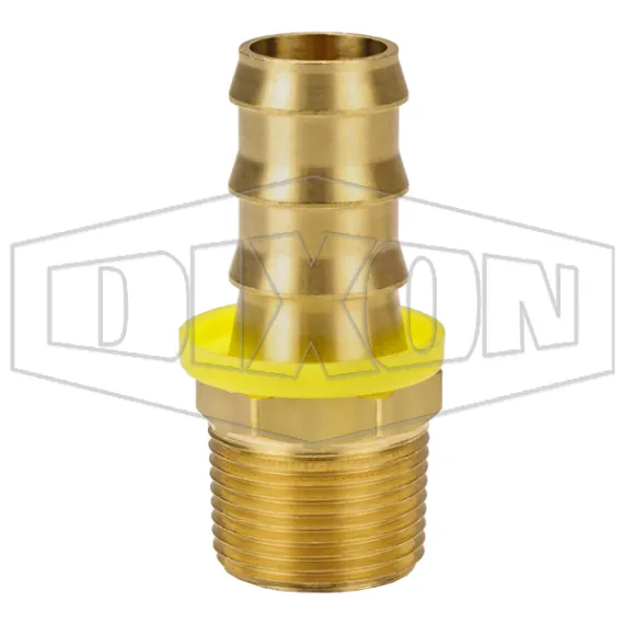 NPTF Male Swivel x Push-on Hose Barb
