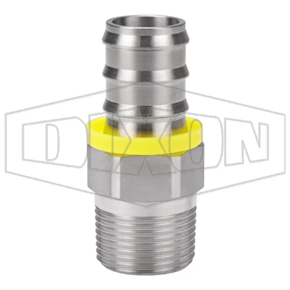 NPTF Male Swivel x Push-on Hose Barb