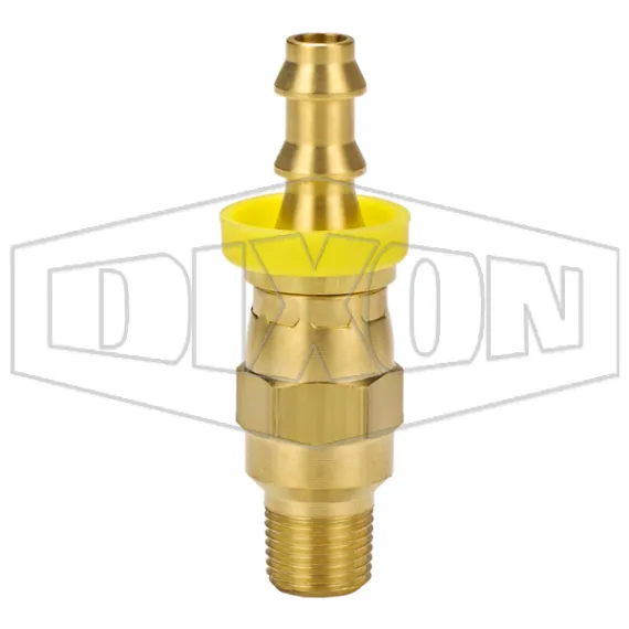 NPTF Male Swivel x Push-on Hose Barb