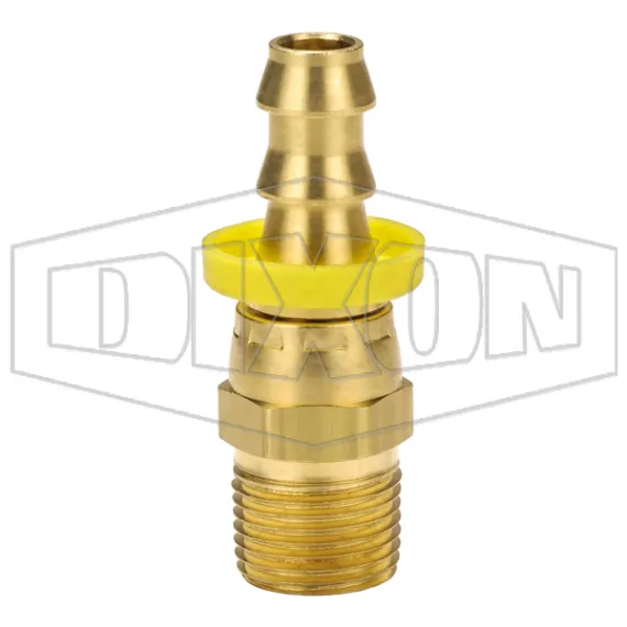 NPTF Male Swivel x Push-on Hose Barb
