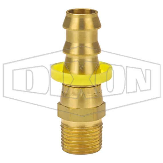NPTF Male Swivel x Push-on Hose Barb