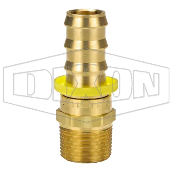 NPTF Male Swivel x Push-on Hose Barb