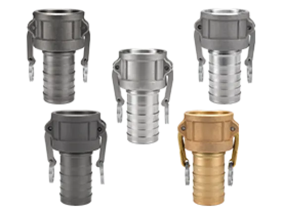 Cam & Groove Type C Coupler x Hose Shank