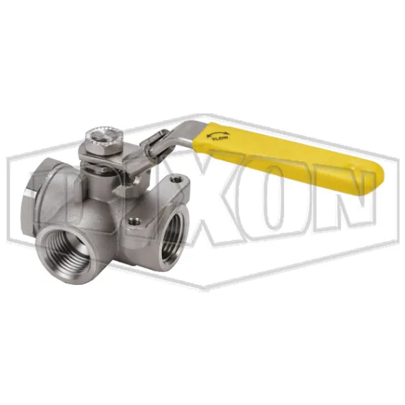 3-way Stainless Steel Diverting Ball Valve