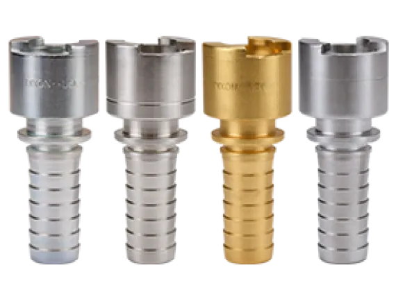 Dix-Lock® N-Series Interchange Female Head Coupler Standard Hose Barb